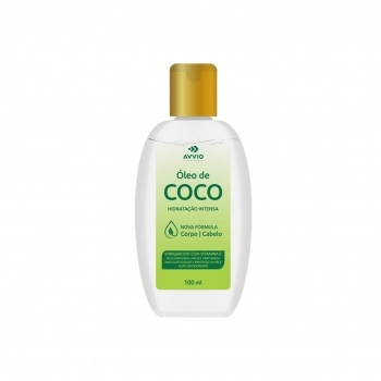 OLEO DE COCO AVVIO C/ VIT. E 100ML