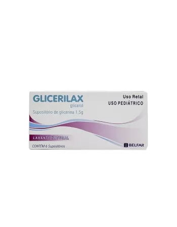 GLICERILAX-SUPOSITORIO GLICERINA PED C/6UND (100)