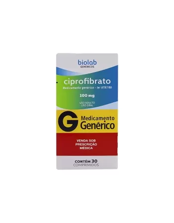 CIPROFIBRATO 100MG 30COMP