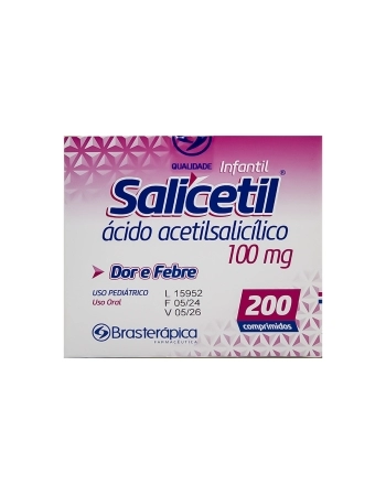 SALICETIL PED 100MG C/200COMP (75)