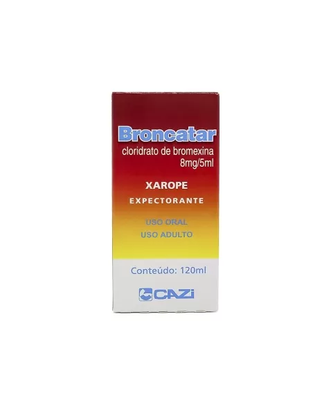 BRONCATAR - CLOR BROMEXINA AD 8MG/5ML 120ML