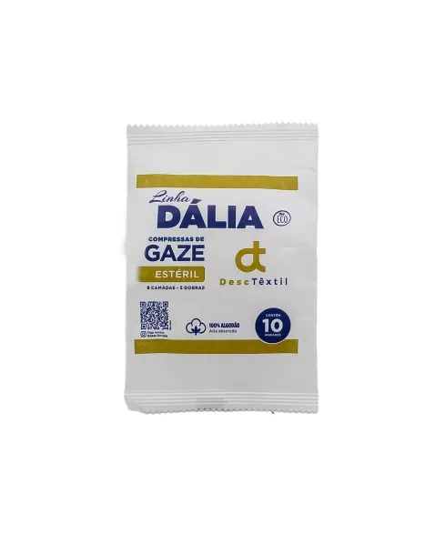 COMPRESSA DE GAZE DALIA 7,5X7,5 EST 13F C/10UND (600)