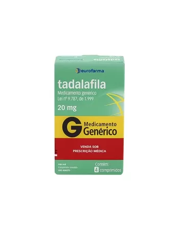 TADALAFILA 20MG 4COMP