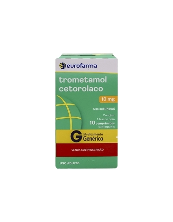 TROMETAMOL CETOROLACO 10MG 10COMP (60)