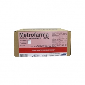 METROFARMA 2ML 100AMP (METOCLOPRAMIDA HCL) 10MG/2ML