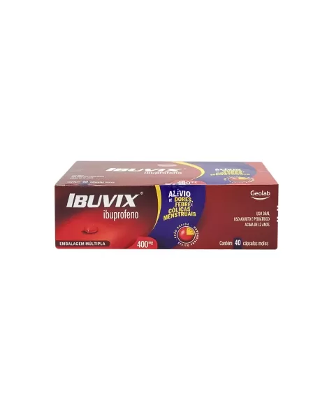 IBUVIX - IBUPROFENO 400MG 40CAPS(60)