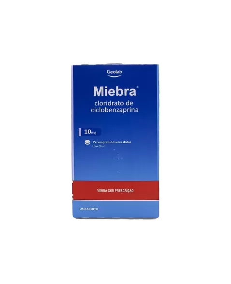 MIEBRA - CLOR CICLOBENZAPRINA 10MG 15COMP