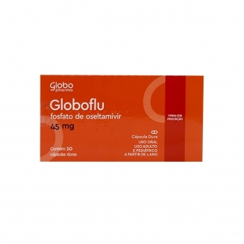 GLOBOFLU - OSELTAMIVIR 45MG 10 CAPS DURA (96)
