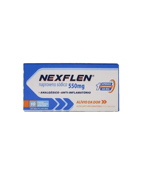 NEXFLEN - NAPROXENO 550MG 10COMP