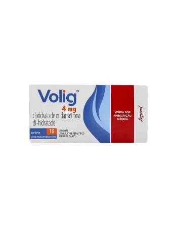 VOLIG - CLOR DE ONDANSETRONA 4MG 10COMP