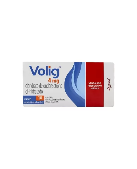 VOLIG - CLOR DE ONDANSETRONA 4MG 10COMP