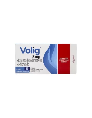 VOLIG - CLOR DE ONDANSETRONA 8MG 10COMP