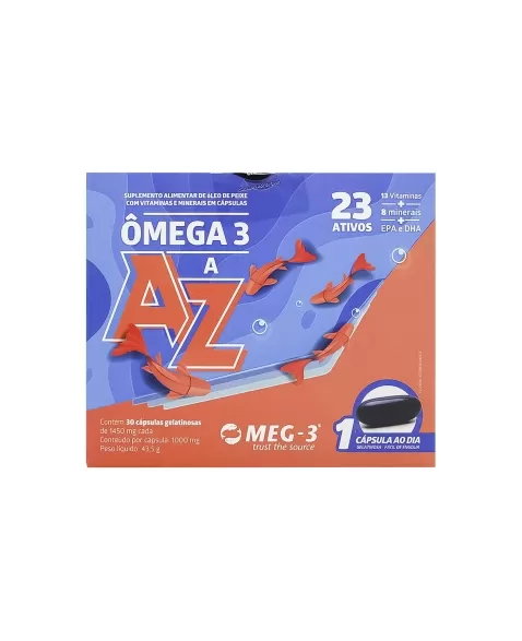 OMEGA3 A A Z 1.450MG 30CAPS SOFGTEL