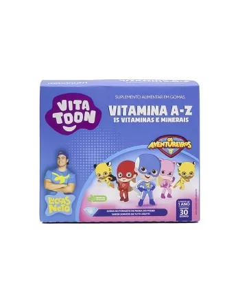 VITATOON LUCCAS NETO POLIVITAMINICO AZ TUTTI-FRUTTI 30GOMAS