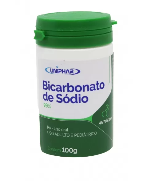 BICARBONATO DE SODIO POTE 100G UNIPH(72)