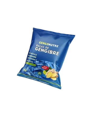 BALA GENGIBRE LIMAO 0% ACUCAR GENGINUTRI 300G(10)