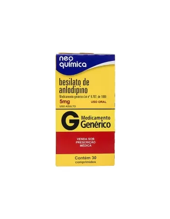 BESILATO DE ANLODIPINO 5MG 30COMP