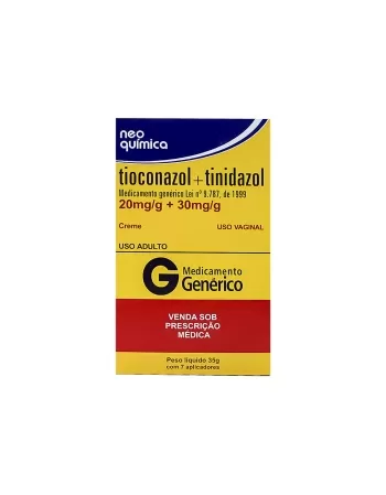 TIOCONAZOL + TINIDAZOL CRM VAG 35G C/7APL