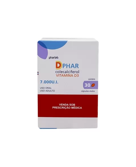 DPHAR - VITAMINA D3 7.000UI 30CAPS