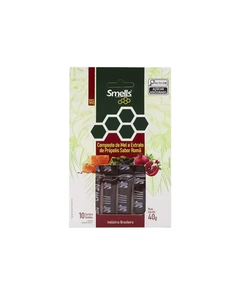 CARTELA MEL/PROPOLIS/ROMÃ 10 SACHE 40G (25)