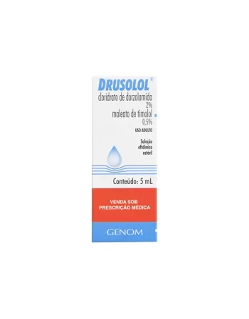 DRUSOLOL - DORZOLAMIDA+TIMOLOL 5ML