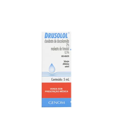 DRUSOLOL - DORZOLAMIDA+TIMOLOL 5ML