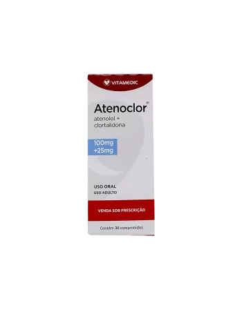 ATENOCLOR 100+25MG 2X15COMP (60)