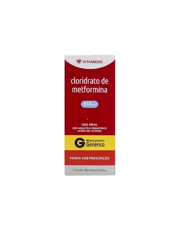 CLOR METFORMINA 850MG 30COMP (56)