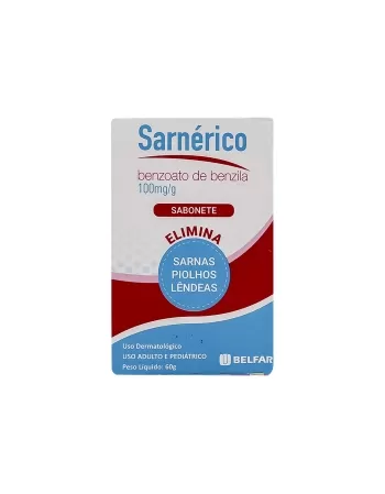 SARNERICO - BENZOATO DE BENZILA SABONETE 60G