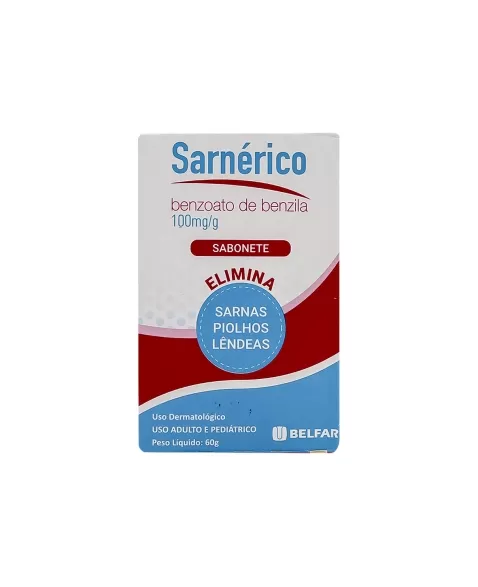 SARNERICO - BENZOATO DE BENZILA SABONETE 60G