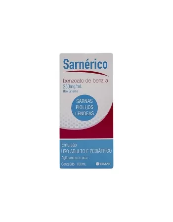 SARNERICO - BENZOATO DE BENZILA EMULSAO 100ML