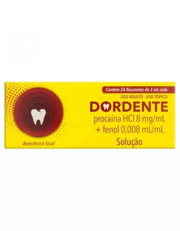 DORDENTE ANESTESICO LOCAL FRASCO 3ML