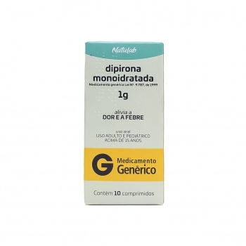 DIPIRONA MONOIDRATADA 1 G C/10 COMP