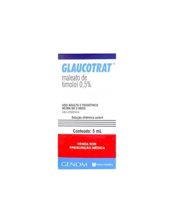 GLAUCOTRAT - MALEATO DE TIMOLOL 0,5% 5ML