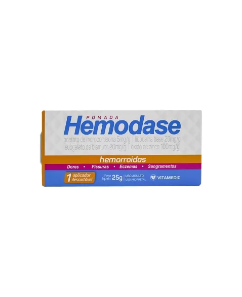 HEMODASE POM 25G C/ 1 APLICADOR