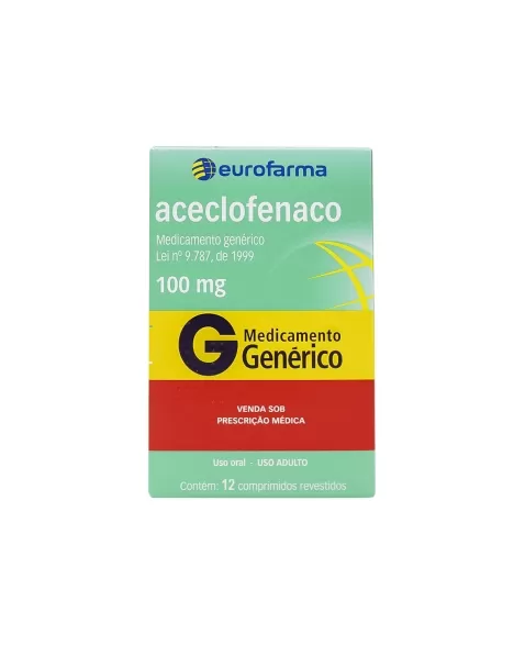 ACECLOFENACO 100MG 12COMP