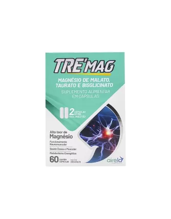 TRE MAG 60CAPS DURA (48) MAGNESIO MALATO ,TAURATO,BISGLICINATO