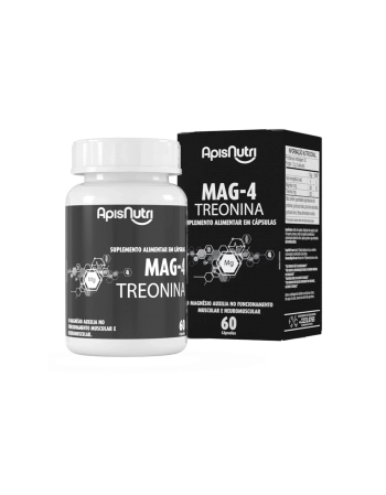 MAG-4 TREONINA 610MG 60 CAPS