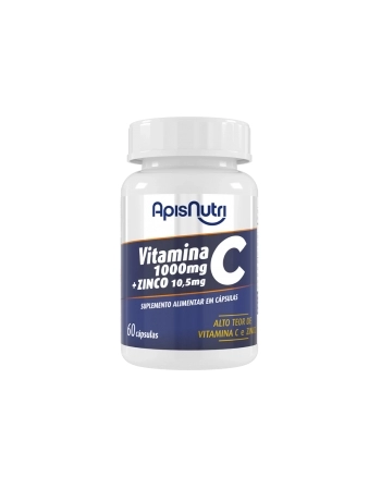 VITAMINA C + ZINCO 60CAPS 1000MG