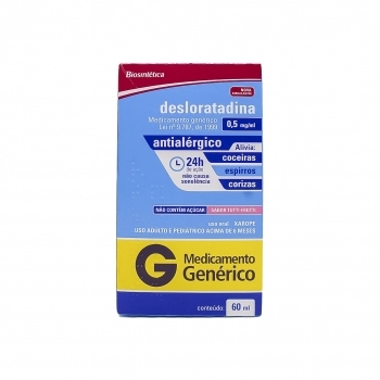 DESLORATADINA 0,5MG/ML 60ML