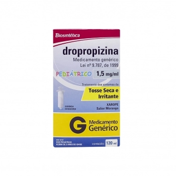 DROPROPIZINA 1,5MG XPE PED MORANGO 120ML