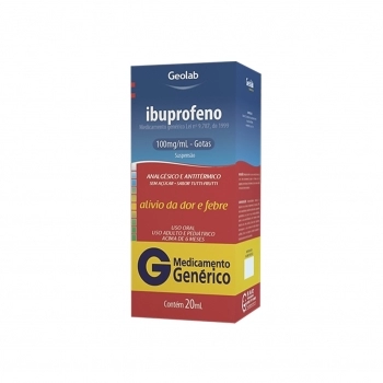 IBUPROFENO TUTTI-FRUTTI GTS 100MG/ML 20ML(60)