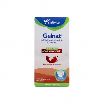 GELNAT MORANGO-HIDROXIDO DE ALUMINIO 100 ML