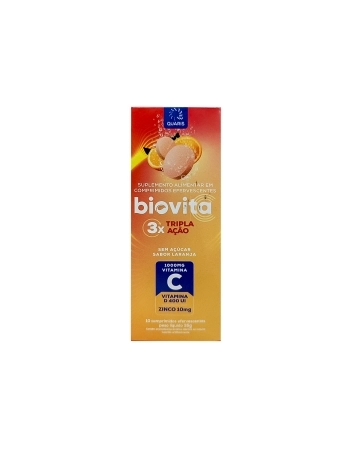 BIOVITA C 1G 10COMP EFER SEM ACU(100)