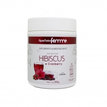 CHÁ DE HIBISCUS E CRANBERRY 200G