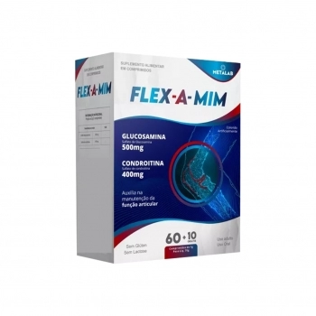 FLEX-A-MIM GLUCOSAMINA 500MG CONDROITINA 400MG C/60+10