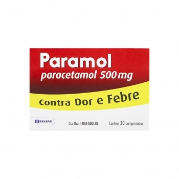PARAMOL - PARACETAMOL 500MG 20COMP