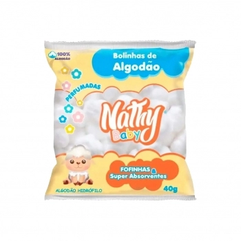 ALGODAO BOLINHAS NATHYBABY 40G