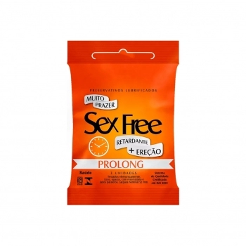 PRESERVATIVO SEXFREE PROLONG 03UNID (48)