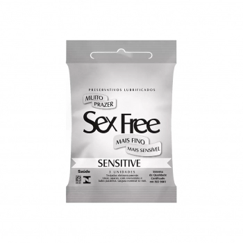 PRESERVATIVO SEXFREE SENSITIVE 03UNID (48)